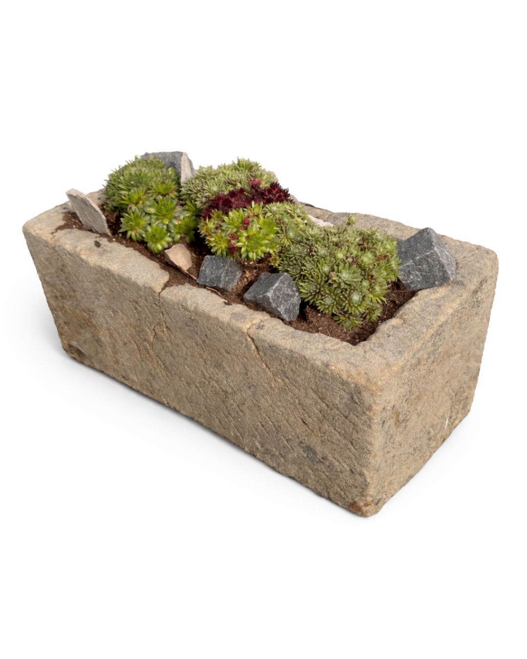 Old water trough (31 x 64 x 28 cm)
