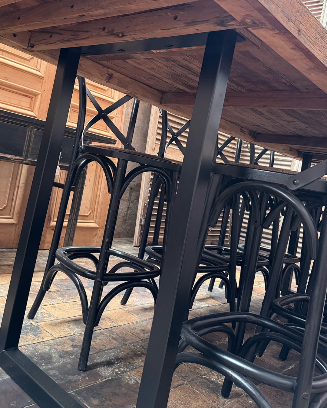 Tafel oude eik (95 x 300 cm)