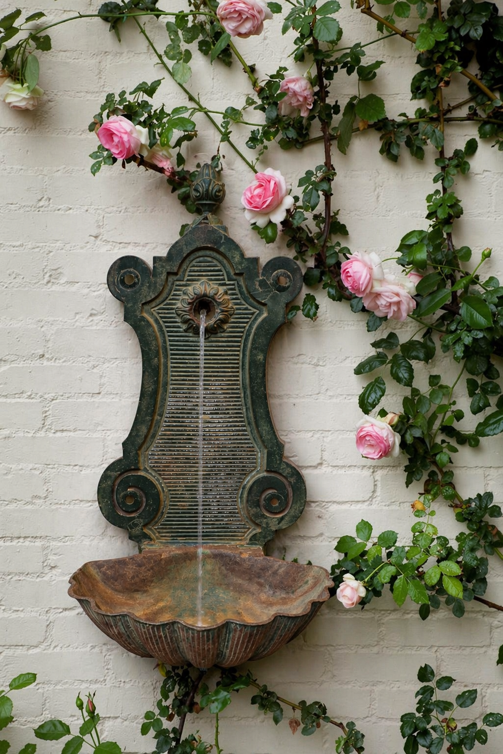Old wall fountain