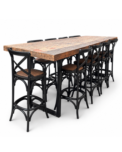 Tafel oude eik (95 x 300 cm)