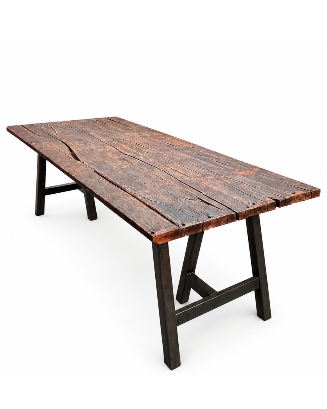 Tafel donkere eik (104 x 260 cm)