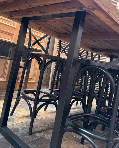 Tafel oude eik (95 x 300 cm)