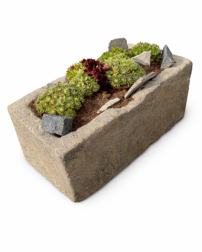 Old water trough (31 x 64 x 28 cm)