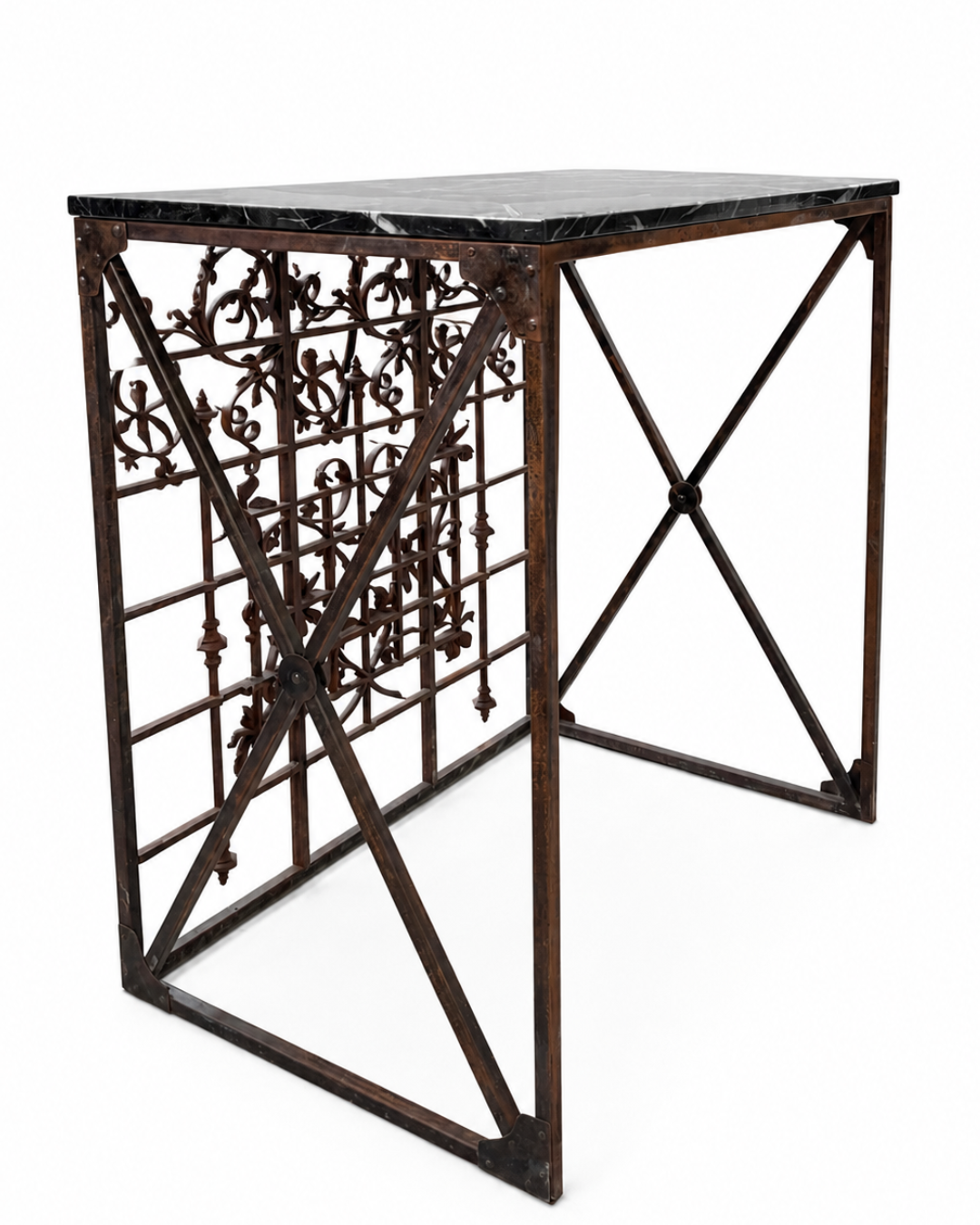 Toog oud smeedijzer (62 x 94 x 97 cm)