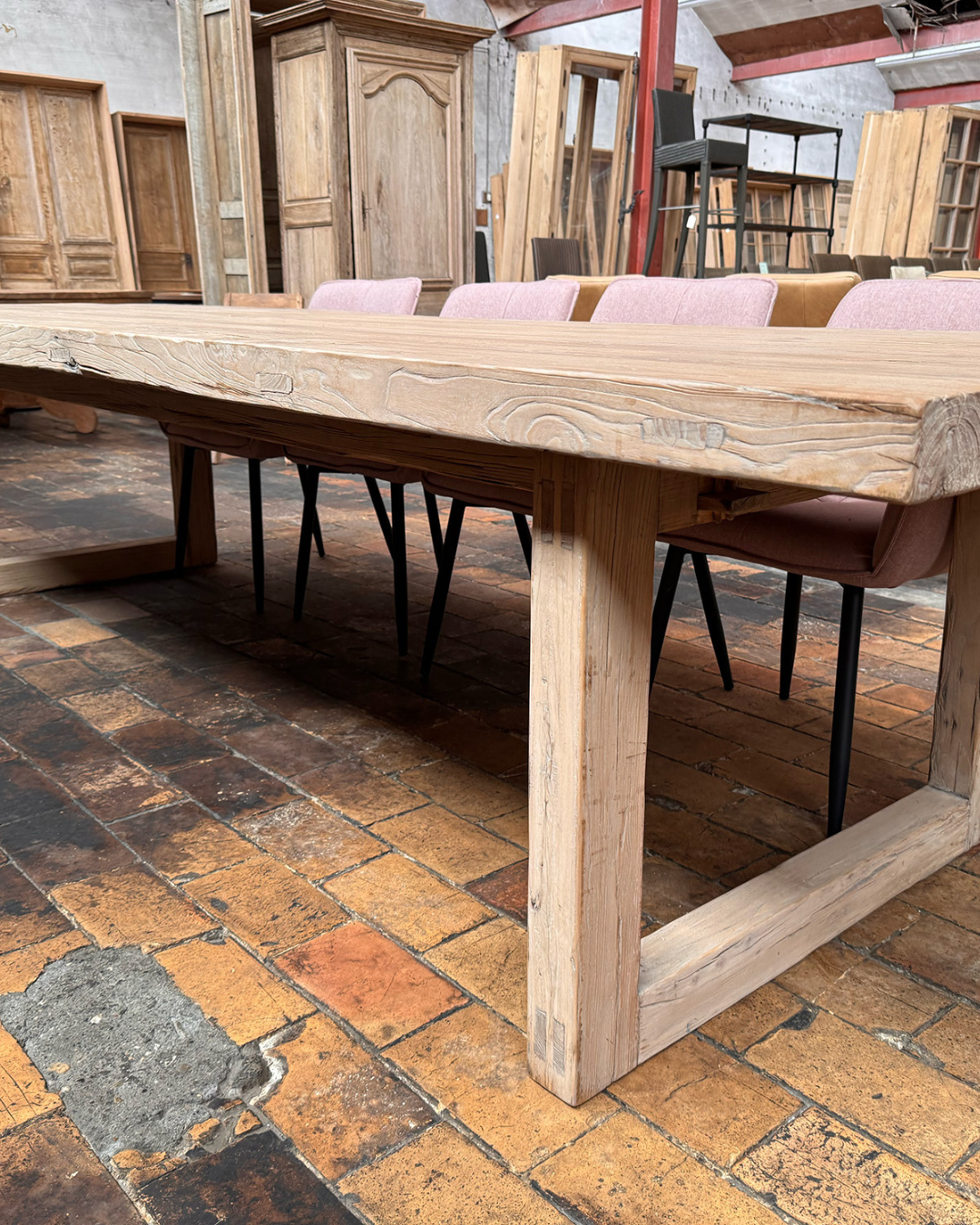 Tafel oude olm (110 x 320 cm)