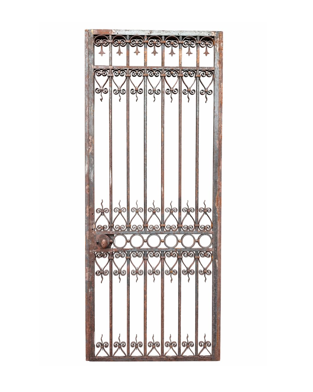 French wrought iron garden gate (95 x 240 cm)